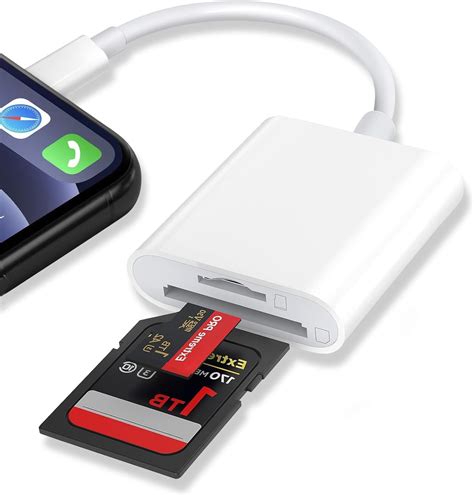 memory card readers for iphone|Amazon.com: Iphone Sd Card Reader: Electronics.